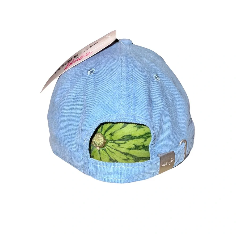 Wrangler Barbie Desert Scene Corduroy Hat, Blue Adjustable - Picture 5 of 6